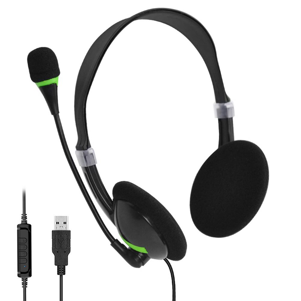 GUIDERAY USB Over-ear Wired Headphone Stereo Sound No Delay PC Gaming Music Headset with Microphone GUIDERAY USB Over-ear Wired Headphone Stereo Sound No Delay PC Gaming Music Headset with Microphone